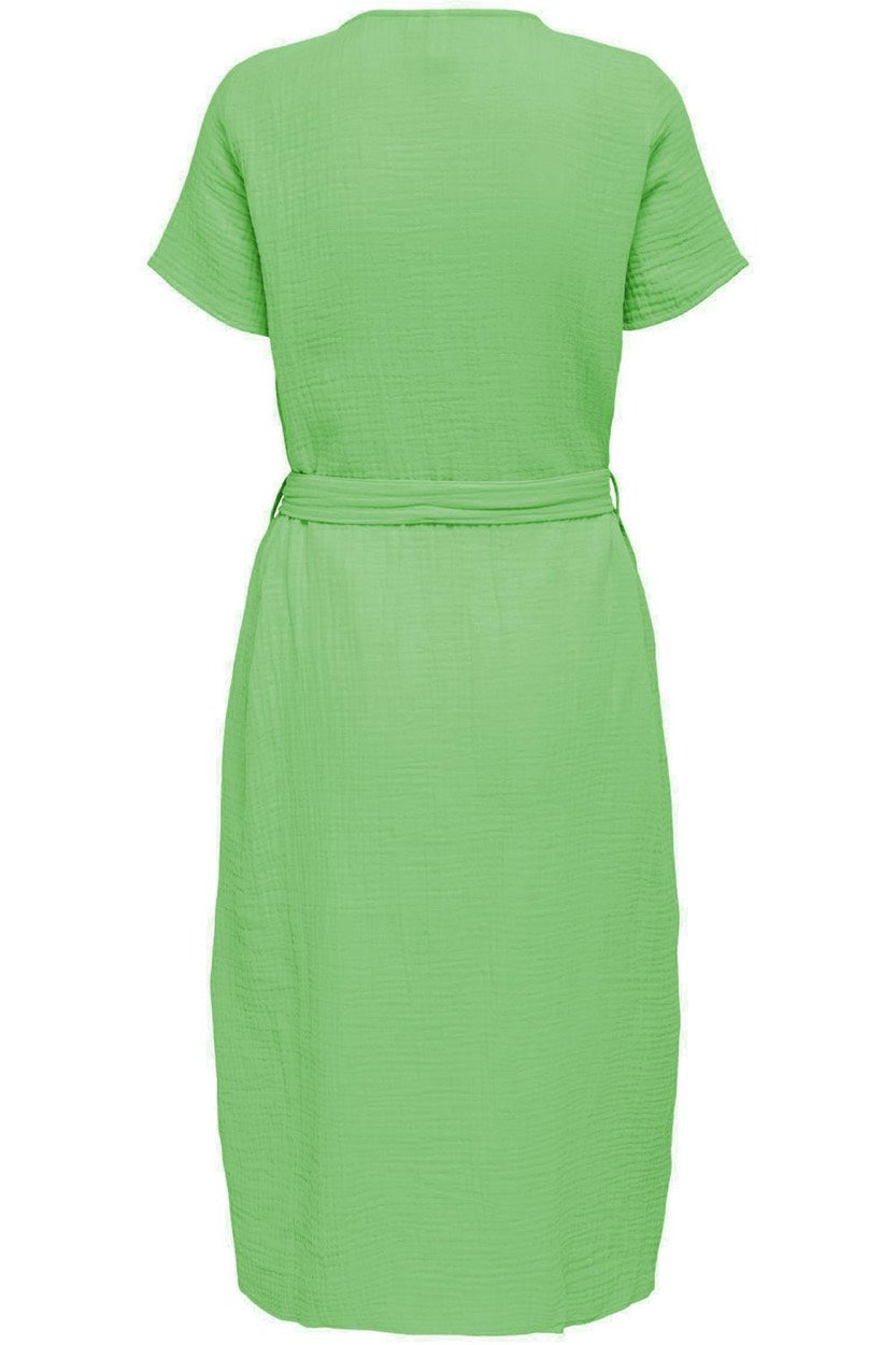 Onlthyra Button Down Dress Wvn - Groen