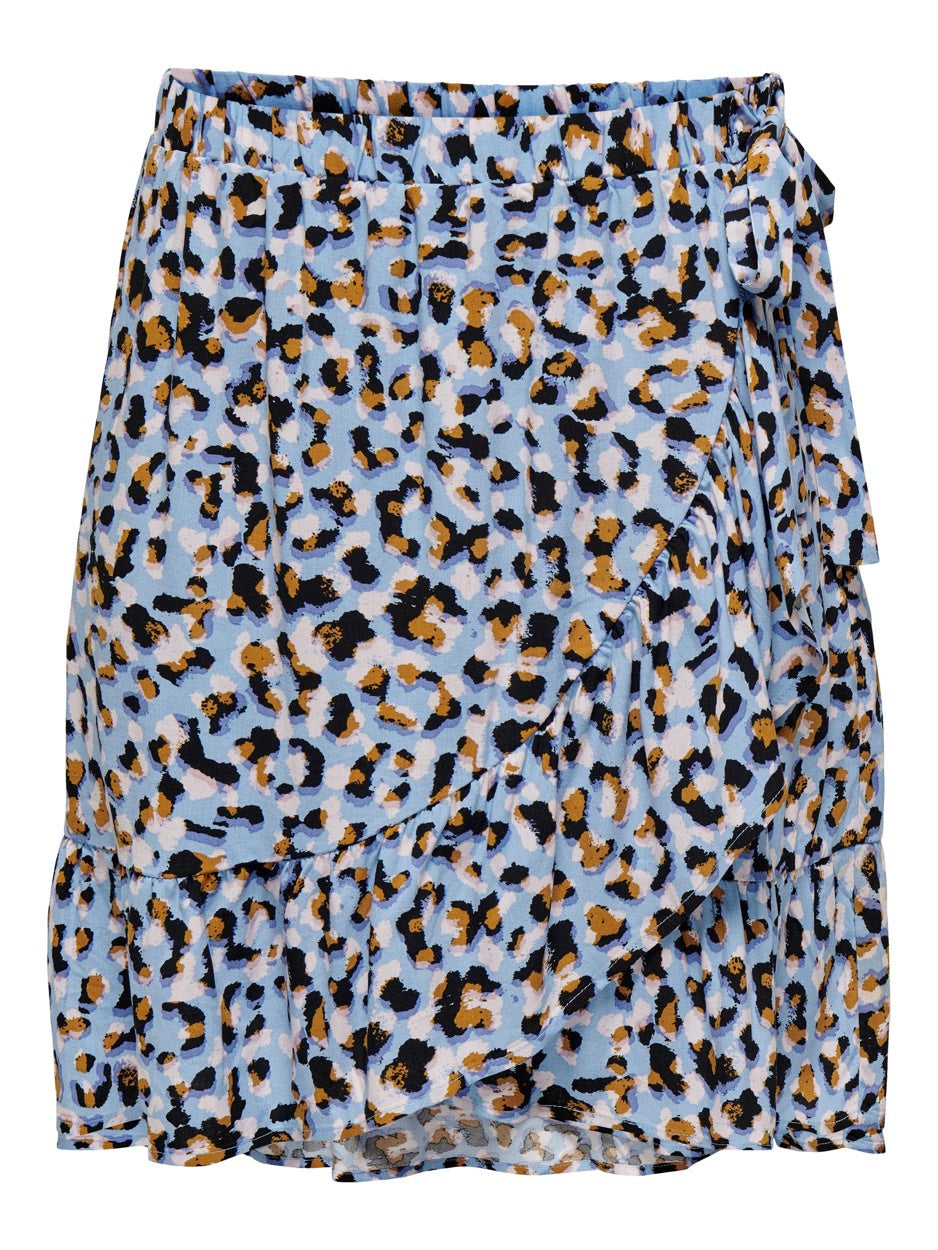 Onlnova Life Merle Short Skirt Aop - Blauw Dessin