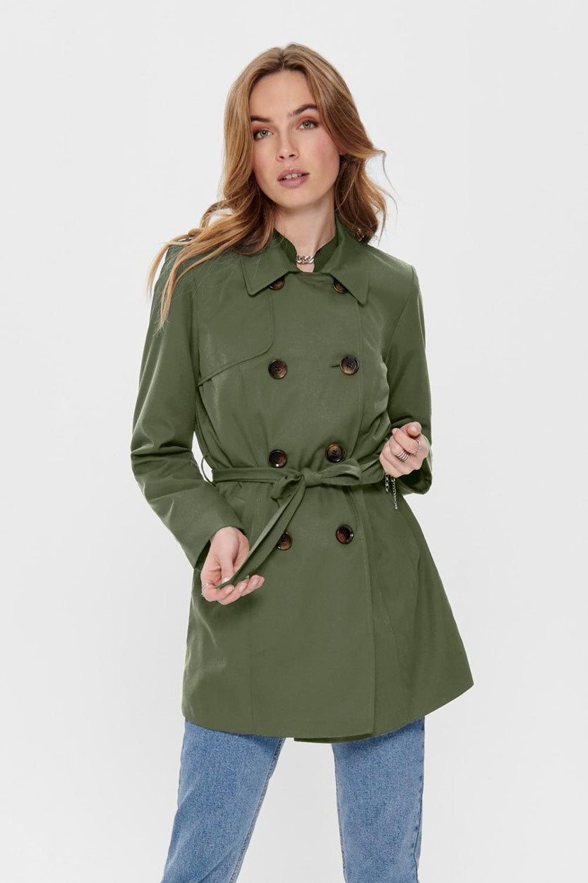 Onlvalerie Trenchcoat Otw Noos - Army