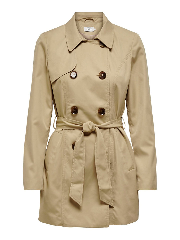 Onlvalerie Trenchcoat Otw Noos - Licht Bruin