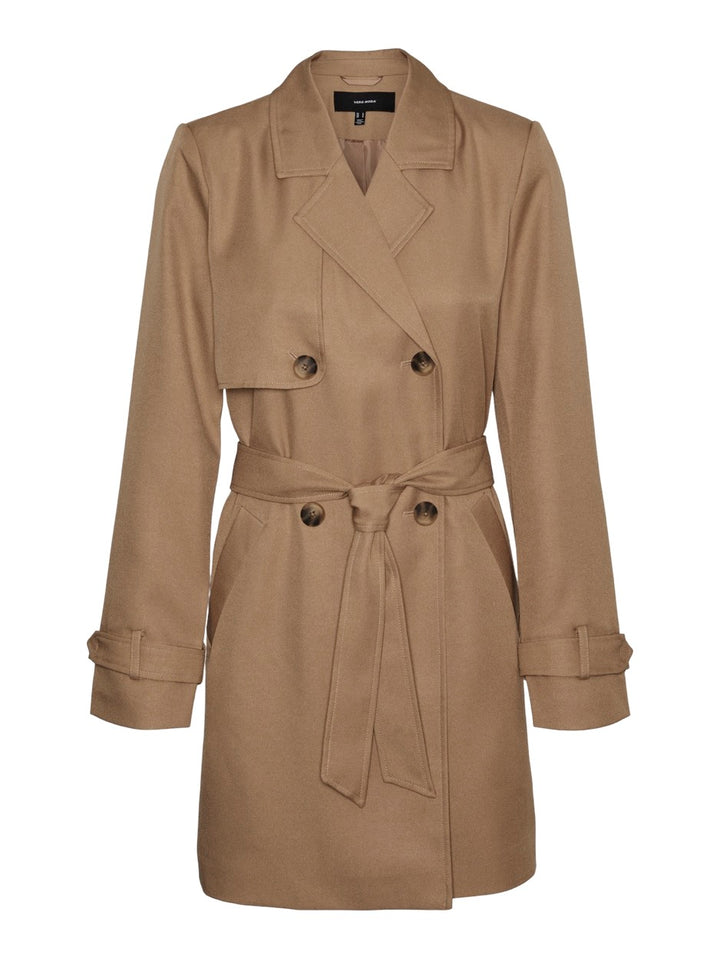 Vmceleste 3/4 Trenchcoat Noos - Licht Bruin