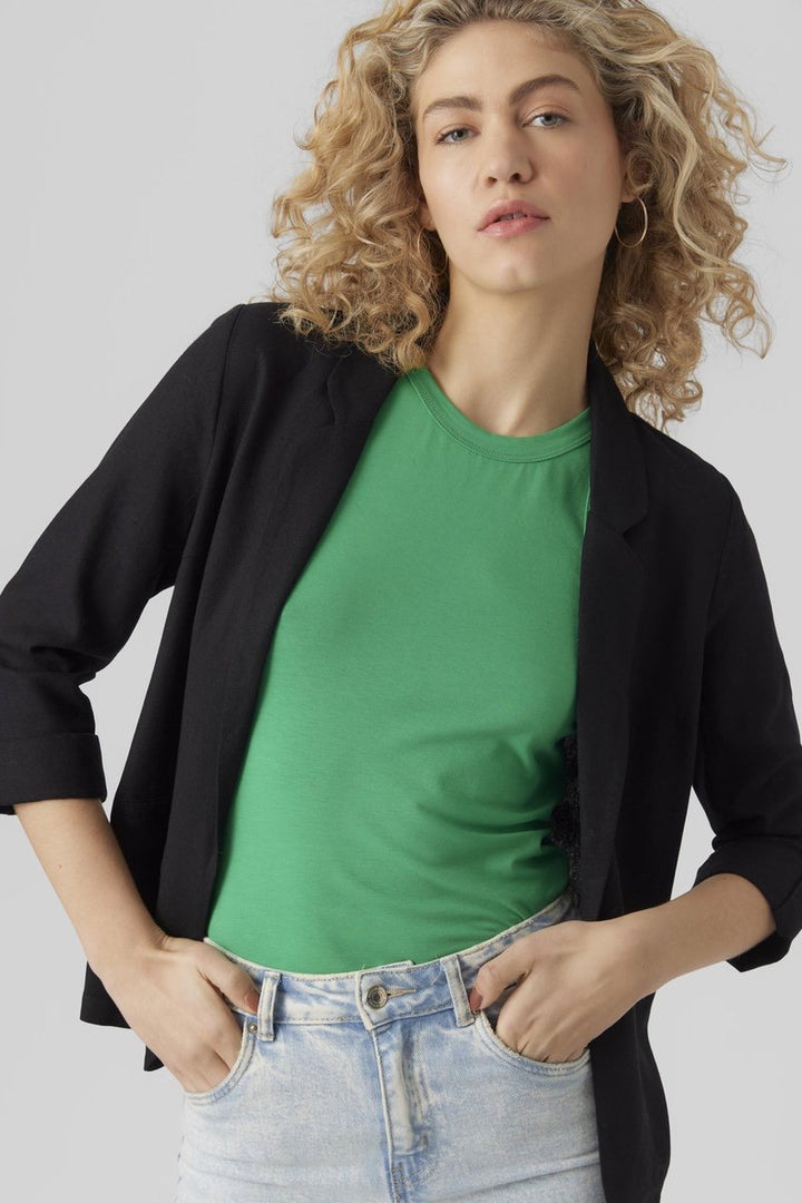 Vmjesmilo 3/4 Loose Blazer Wvn Ga N - Zwart